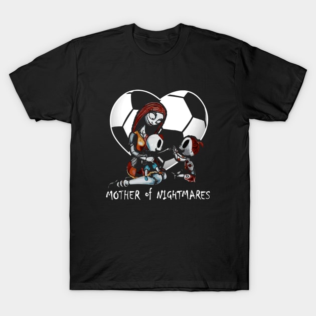 Mother Of Nightmares Two Son Family Heart Happy Mother T-Shirt by hathanh2